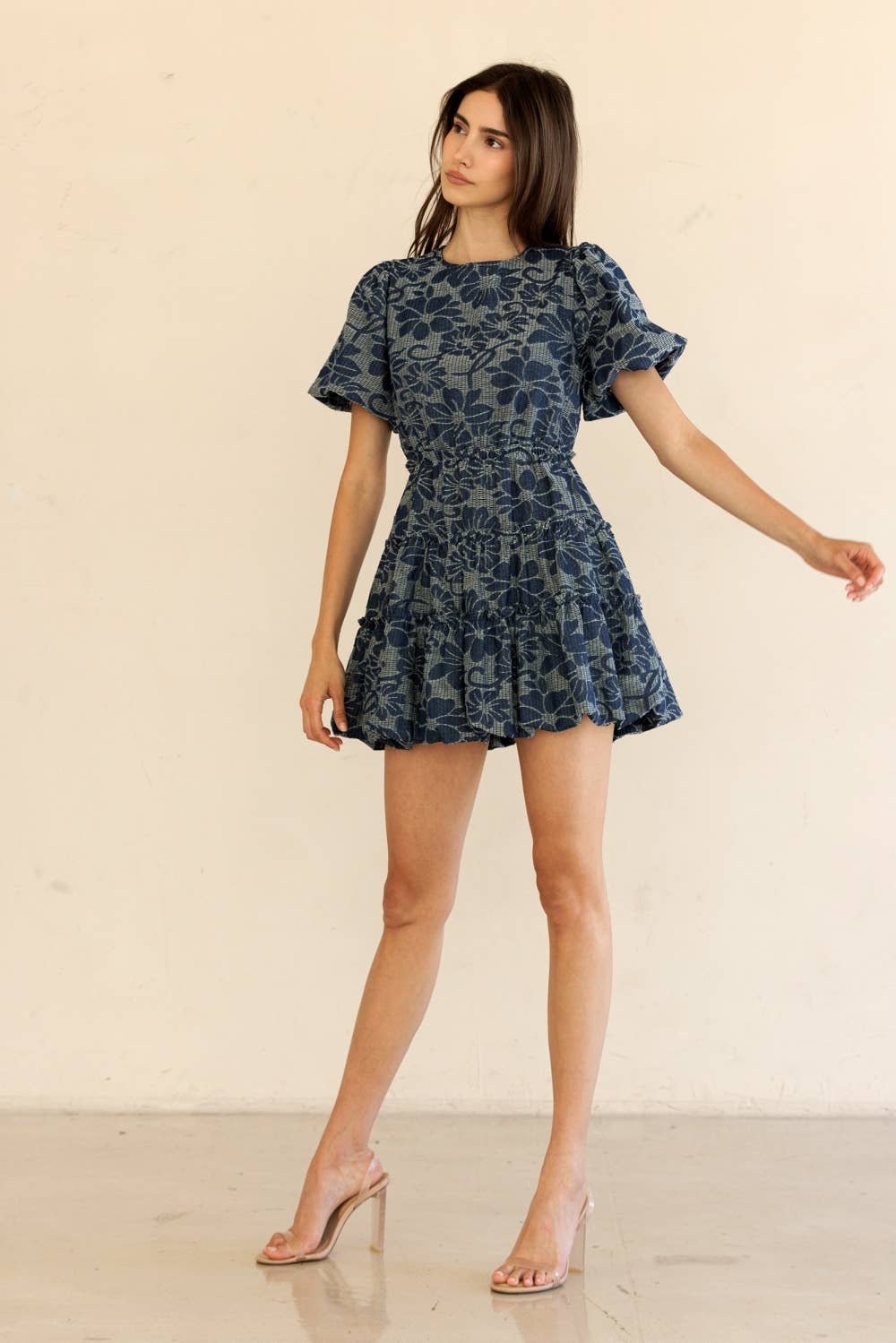 Tiered Ruffle Mini Dress