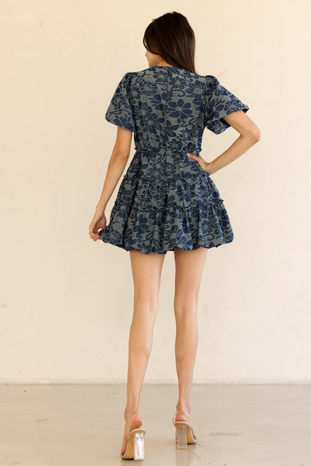 Tiered Ruffle Mini Dress