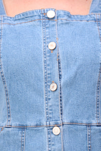 Blue Denim Dress