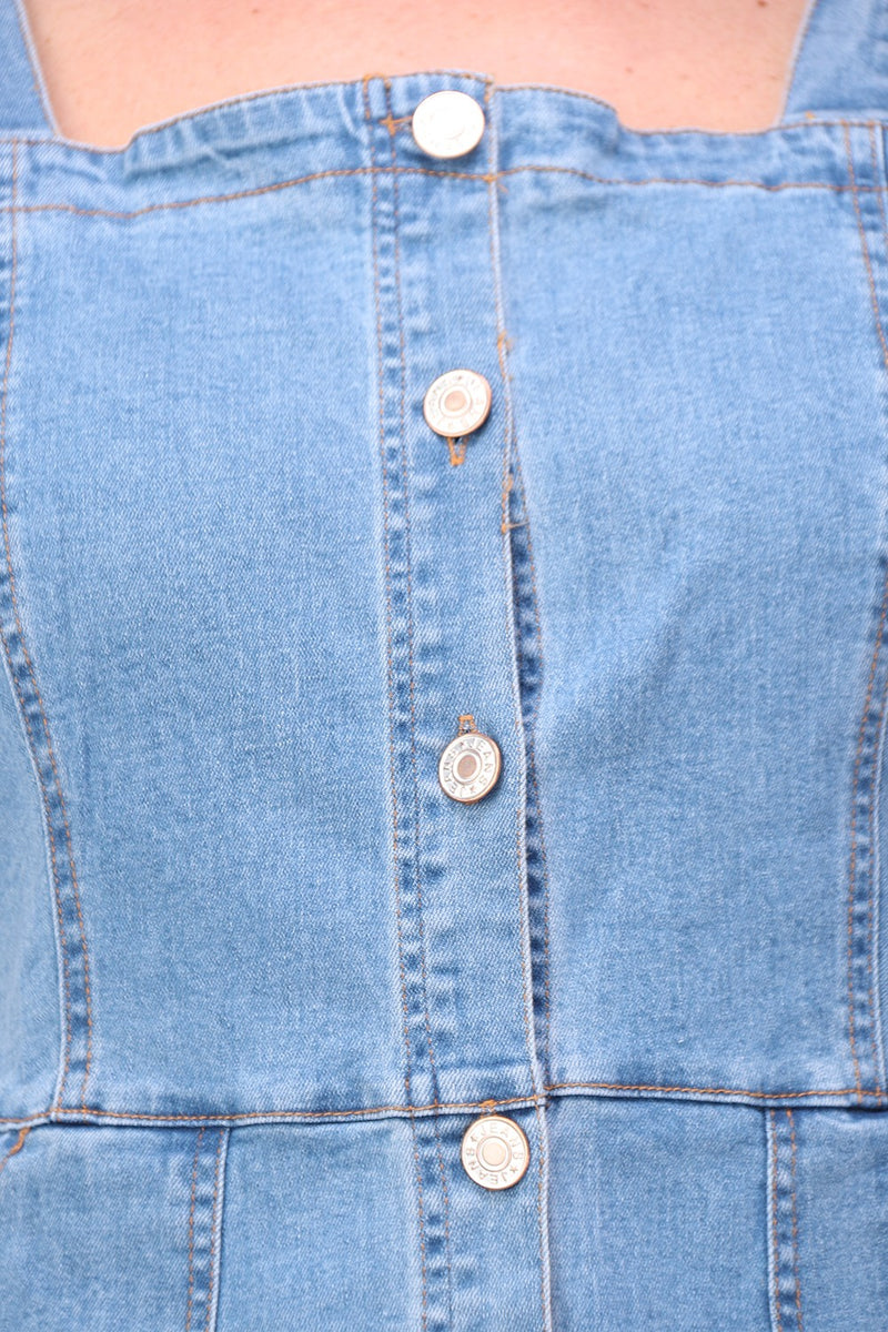 Blue Denim Dress