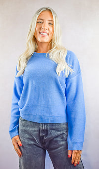 Boxy Fit Long Sleeve Jumper