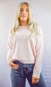Boxy Fit Long Sleeve Jumper