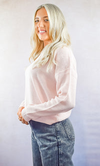 Boxy Fit Long Sleeve Jumper