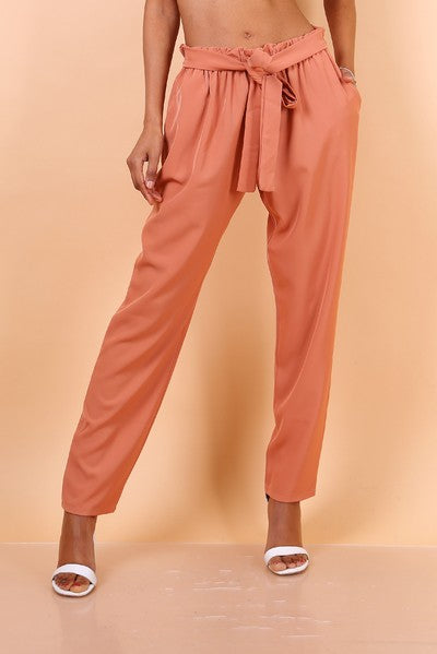 Cotton Tie Trousers