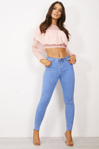 Long Sleeve Crop Top